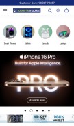 How suprememobiles.in looks like on a mobile device such as an iPhone.