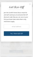 How surefit.com looks like on a mobile device such as an iPhone.