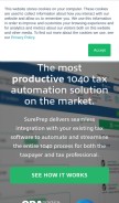 How sureprep.com looks like on a mobile device such as an iPhone.