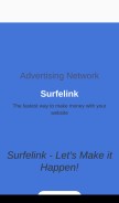 How surfelink.xyz looks like on a mobile device such as an iPhone.