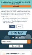 How surgentcpe.com looks like on a mobile device such as an iPhone.
