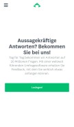 How surveymonkey.de looks like on a mobile device such as an iPhone.