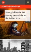 How sva.edu looks like on a mobile device such as an iPhone.