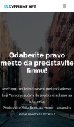 How svefirme.net looks like on a mobile device such as an iPhone.