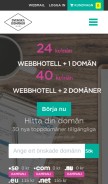 How svenskadomaner.se looks like on a mobile device such as an iPhone.