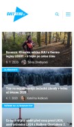 How svetbehu.cz looks like on a mobile device such as an iPhone.