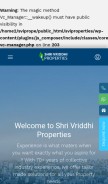 How sviproperties.in looks like on a mobile device such as an iPhone.