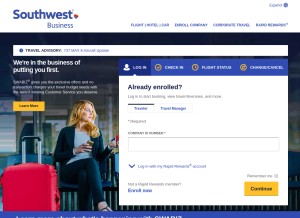 How swabiz.com looks like on a tablet such as an iPad.