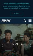 How swank.com looks like on a mobile device such as an iPhone.