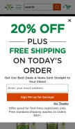 How swansonvitamins.com looks like on a mobile device such as an iPhone.