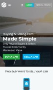 How swapmotors.com looks like on a mobile device such as an iPhone.
