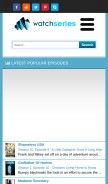 How swatchseries.to looks like on a mobile device such as an iPhone.