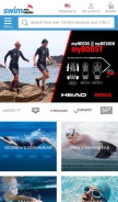 How swiminn.com looks like on a mobile device such as an iPhone.