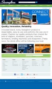 How swingline.com looks like on a mobile device such as an iPhone.