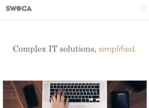 How swoca.net looks like on a tablet such as an iPad.