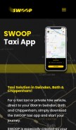 How swoop.co.uk looks like on a mobile device such as an iPhone.