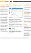 How symprex.com looks like on a mobile device such as an iPhone.
