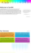 How sys360.net looks like on a mobile device such as an iPhone.