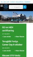 How systemec.nl looks like on a mobile device such as an iPhone.