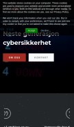 How systempartner.no looks like on a mobile device such as an iPhone.