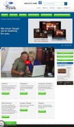 How sytekcom.com looks like on a mobile device such as an iPhone.