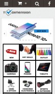 How t-dimension.com looks like on a mobile device such as an iPhone.