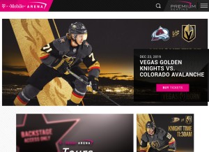 How t-mobilearena.com looks like on a tablet such as an iPad.