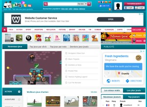How t45ol.com looks like on a tablet such as an iPad.