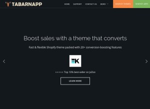 How tabarn.app looks like on a tablet such as an iPad.