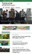 How tabloidsinartani.com looks like on a mobile device such as an iPhone.