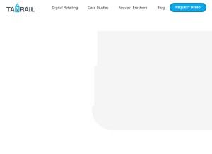 How tagrail.com looks like on a tablet such as an iPad.
