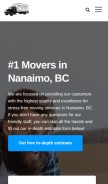 How takealoadoffmoving.com looks like on a mobile device such as an iPhone.