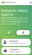 How takipci2021.com looks like on a mobile device such as an iPhone.