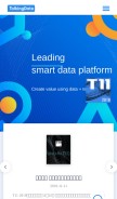 How talkingdata.com looks like on a mobile device such as an iPhone.