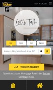 How talktotucker.com looks like on a mobile device such as an iPhone.