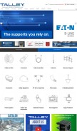 How talleycom.com looks like on a mobile device such as an iPhone.