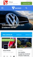 How tamindir.com looks like on a mobile device such as an iPhone.