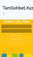 How tamsohbet.xyz looks like on a mobile device such as an iPhone.