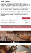 How tandyleather.com looks like on a mobile device such as an iPhone.