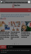 How tapchigiambeo.com looks like on a mobile device such as an iPhone.
