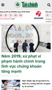 How tapchitaichinh.vn looks like on a mobile device such as an iPhone.