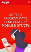 How tappx.com looks like on a mobile device such as an iPhone.