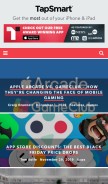 How tapsmart.com looks like on a mobile device such as an iPhone.