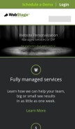 How targetfuel.com looks like on a mobile device such as an iPhone.