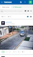 How taringa.net looks like on a mobile device such as an iPhone.