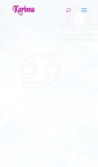 How tarotdekarinna.com looks like on a mobile device such as an iPhone.