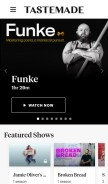 How tastemade.com looks like on a mobile device such as an iPhone.