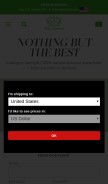 How tataharperskincare.com looks like on a mobile device such as an iPhone.