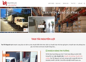 How taxitai.org looks like on a tablet such as an iPad.