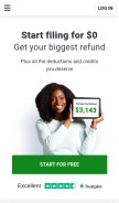 How taxslayer.com looks like on a mobile device such as an iPhone.